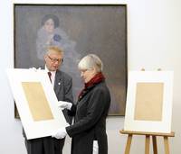 Peter Zimpel und Museumsdirektorin Katja Schneider, Foto: Ralf Lehmann